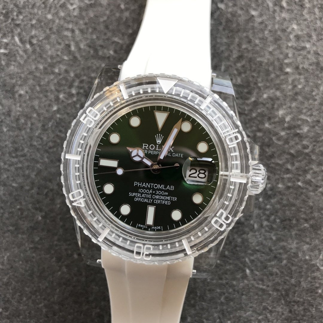 SUBMARINER DATE 40 CUSTOM SAPPHIRE GREEN DIAL
