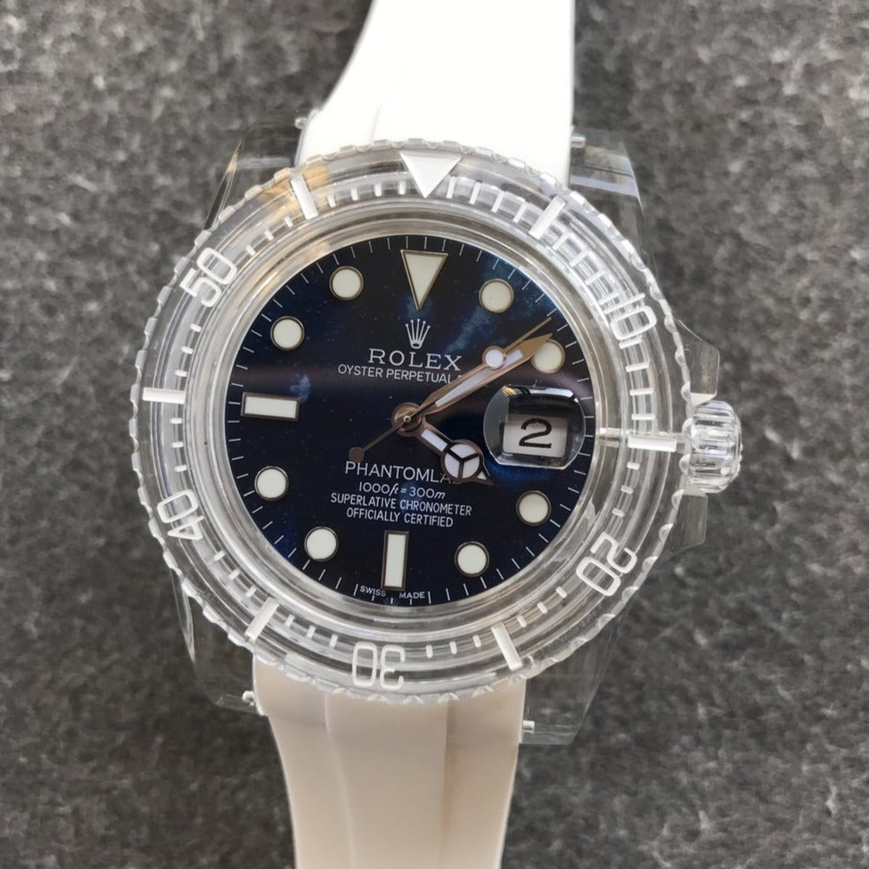 SUBMARINER DATE 40 CUSTOM SAPPHIRE BLUE DIAL