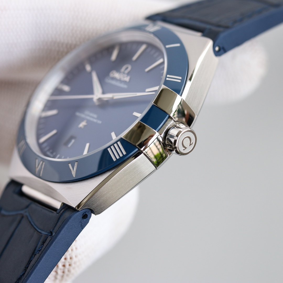CONSTELLATION 41MM BLUE DIAL LEATHER