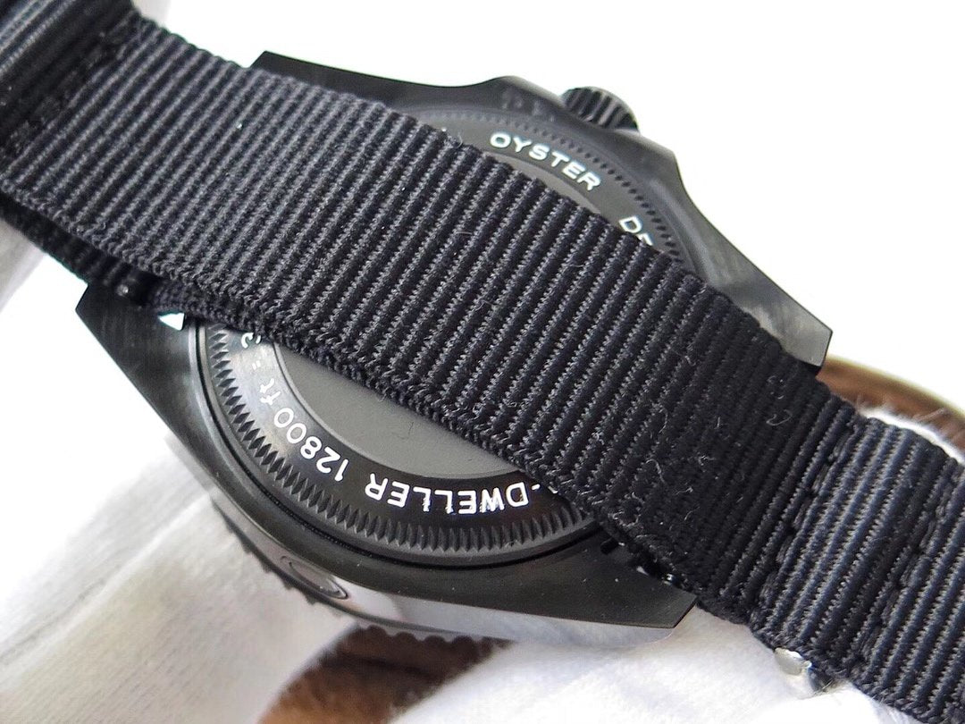 SEA-DWELLER DEEPSEA 44MM CUSTOM ALL BLACK BAMFORD TEXTILE