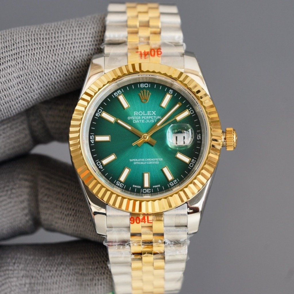 DATEJUST 41MM GOLD STEEL JUBILEE BRACELET