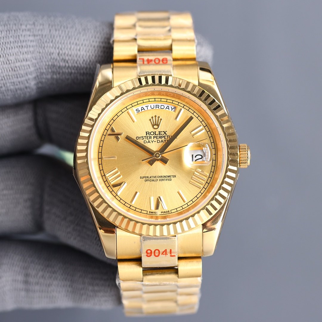 DAY-DATE 40 GOLD CASE JUBILEE BRACELET