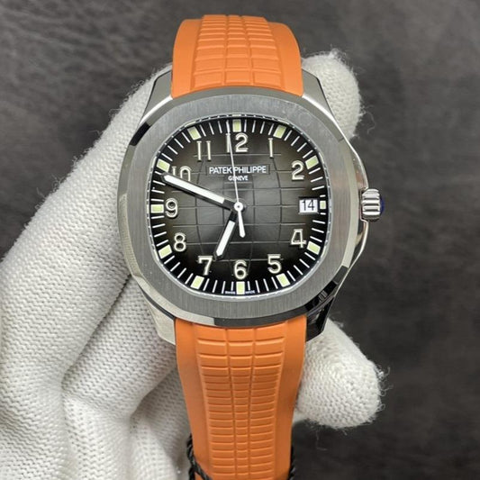 PATEK AQUANAUT 5167A ORANGE BLACK DIAL