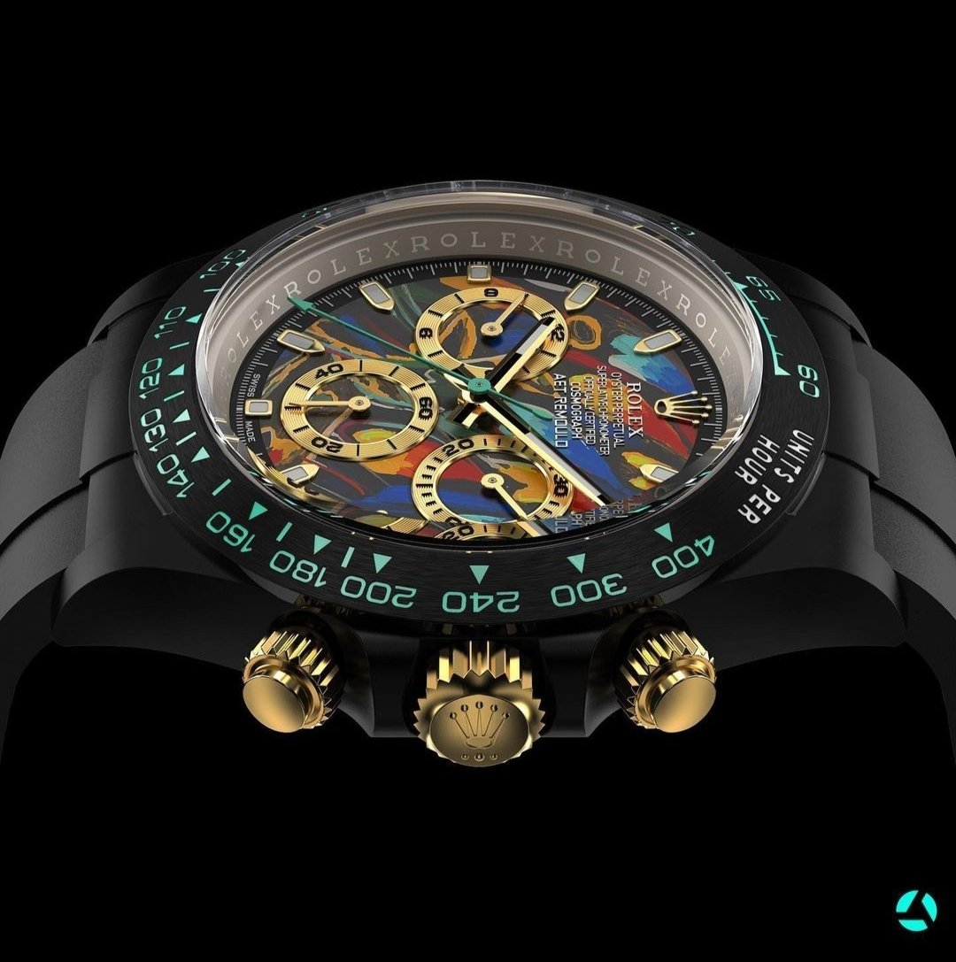 DAYTONA CUSTOM 40MM AET PICASSO BLACK CASE