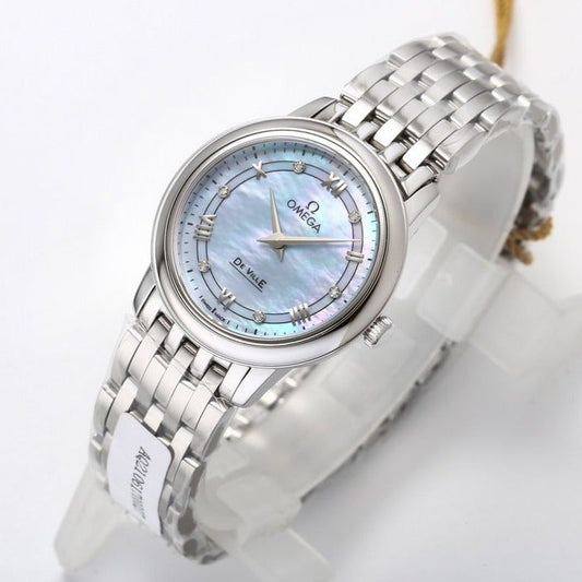 DEVILLE PRESTIGE 27MM STEEL ICE BLUE DIAL