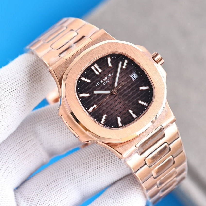 PATEK NAUTILUS 5711 PINK GOLD BROWN DIAL