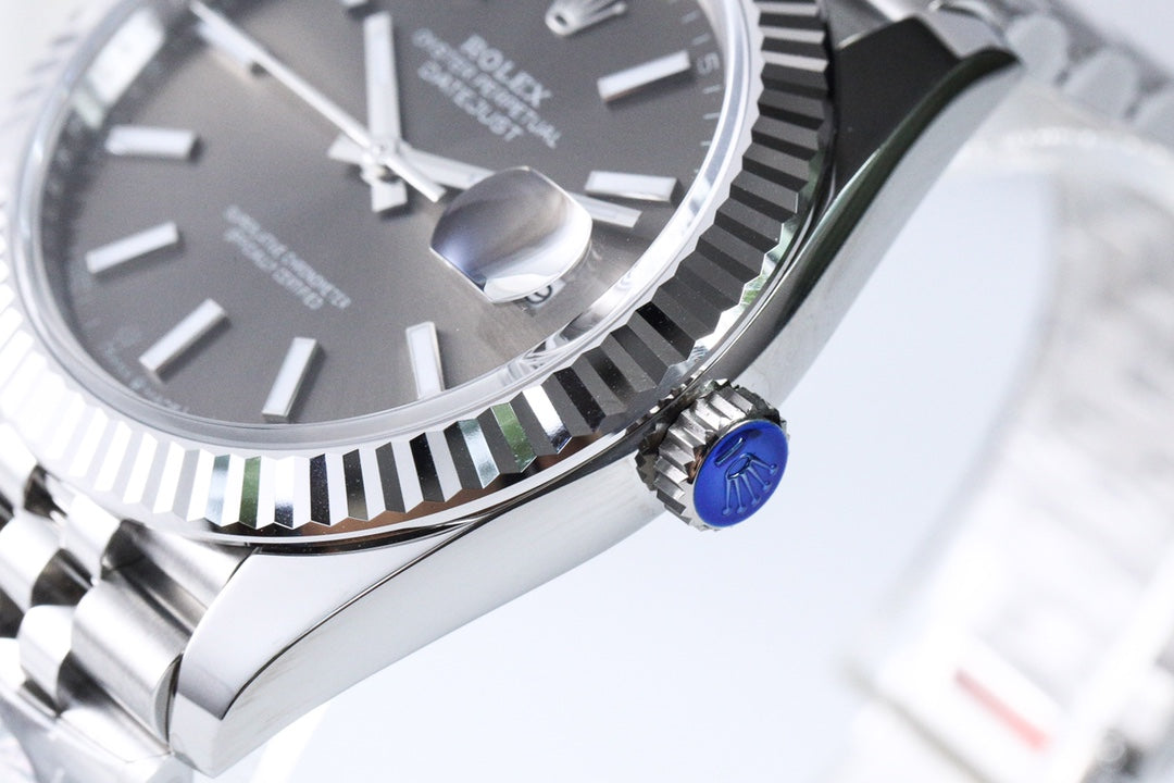 DATEJUST 41 GREY DIAL SILVER CASE