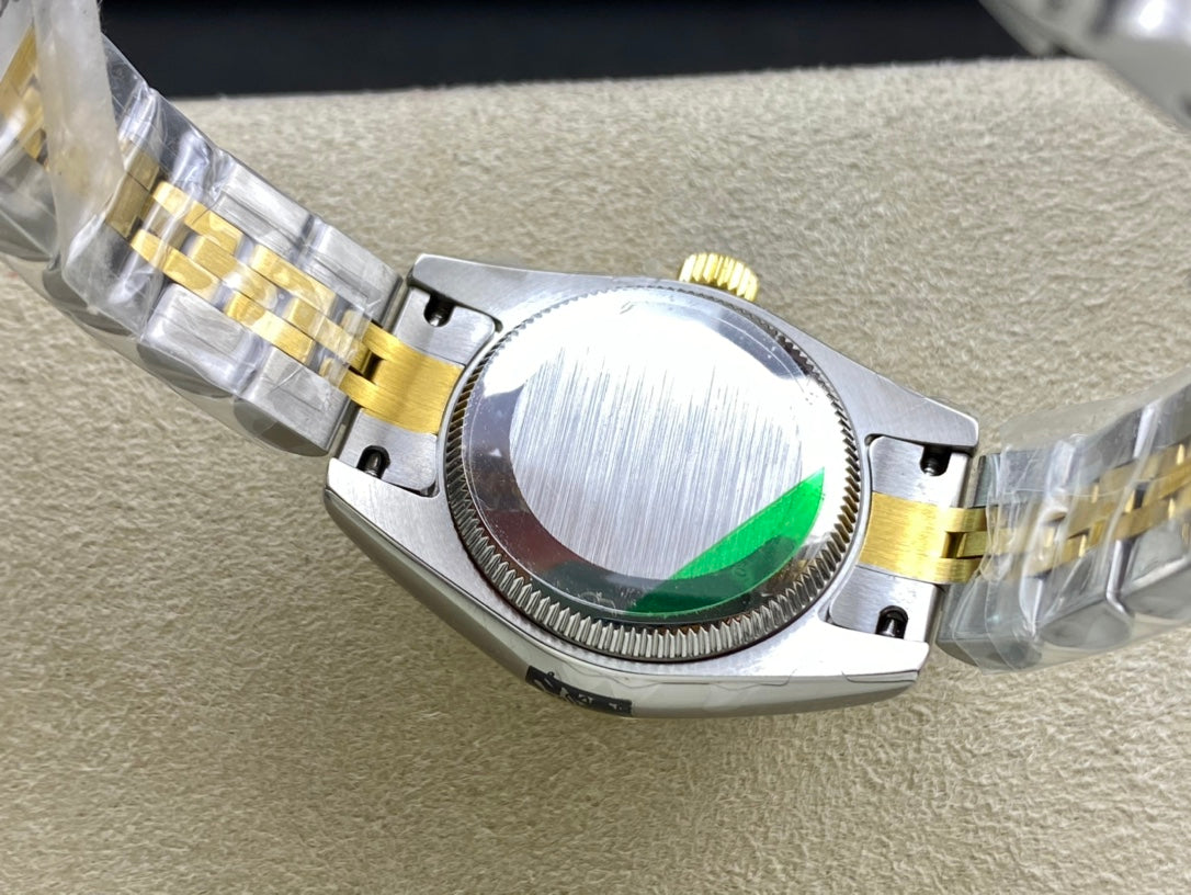 DATEJUST 28 TWO-TONE GOLD STEEL