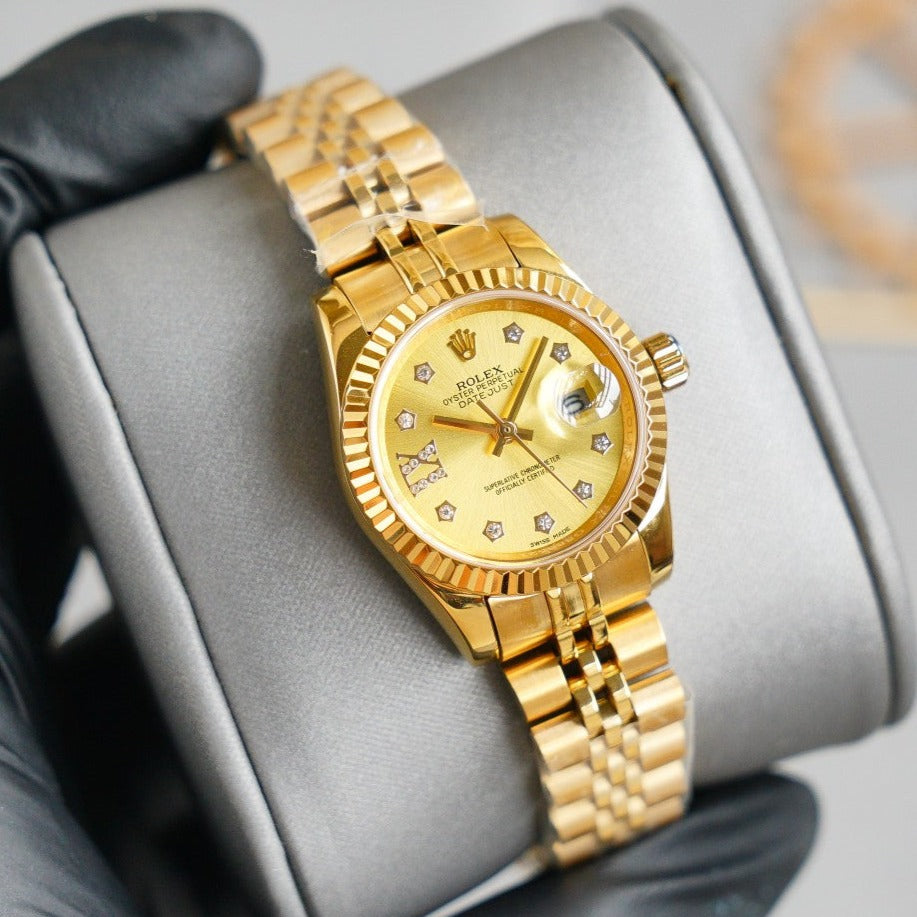 DATEJUST 28MM GOLD CASE