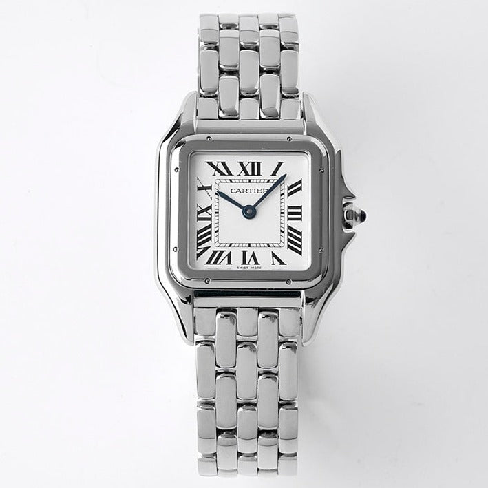 PANTHERE 27MM SILVER CASE WHITE DIAL