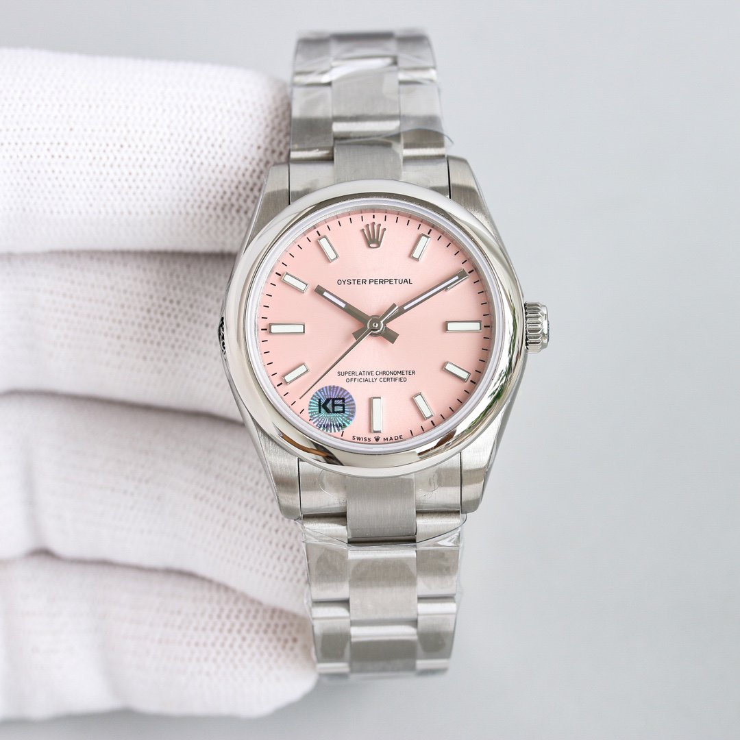 OYSTER PERPETUAL 31MM PINK DIAL