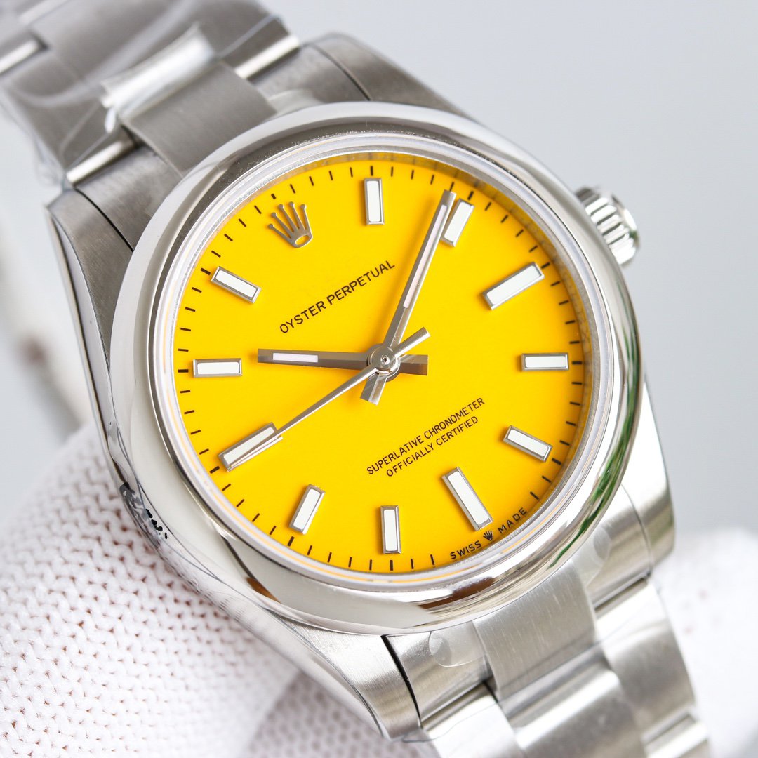 OYSTER PERPETUAL 31MM YELLOW DIAL