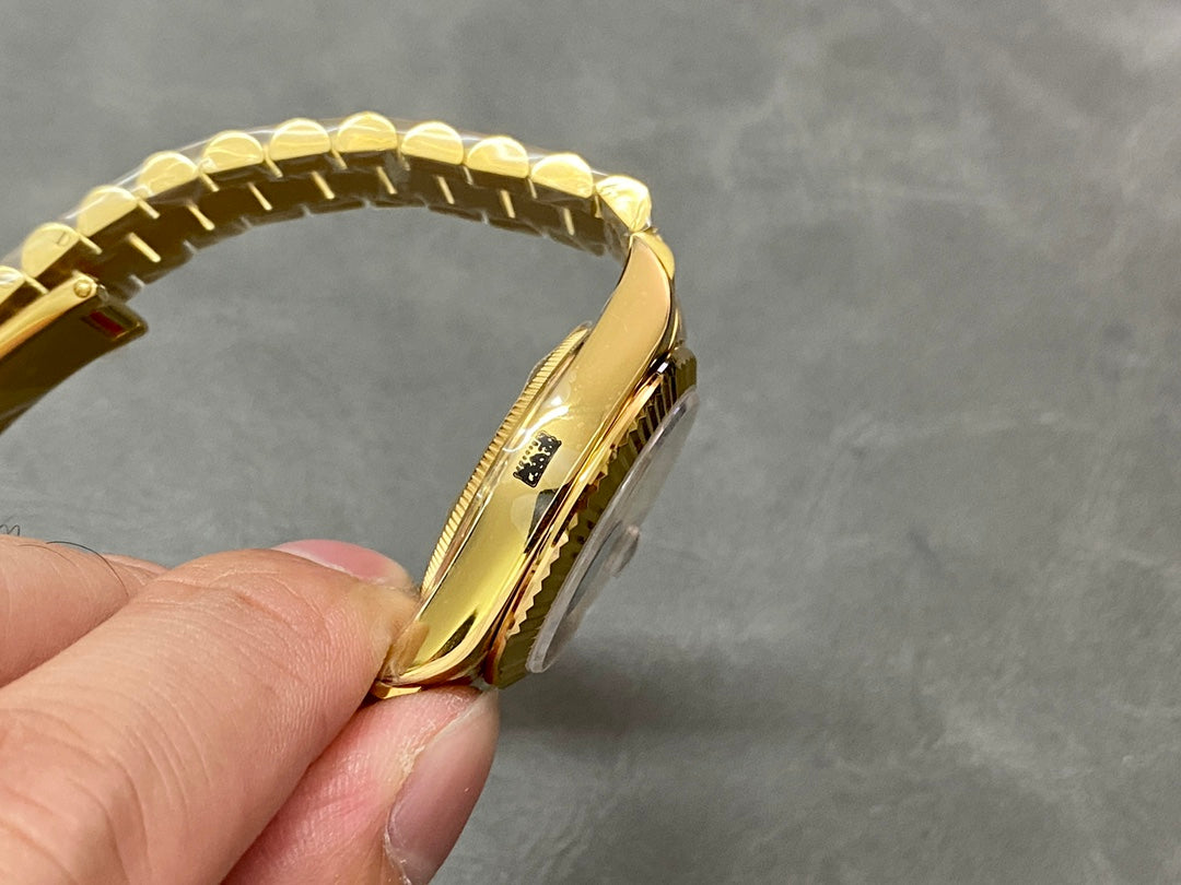 DATEJUST 31MM GOLD GREEN DIAL
