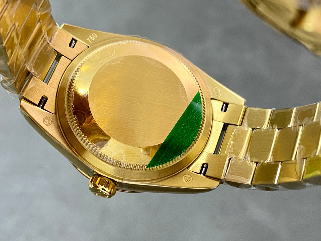 DATEJUST 31MM GOLD GREEN DIAL