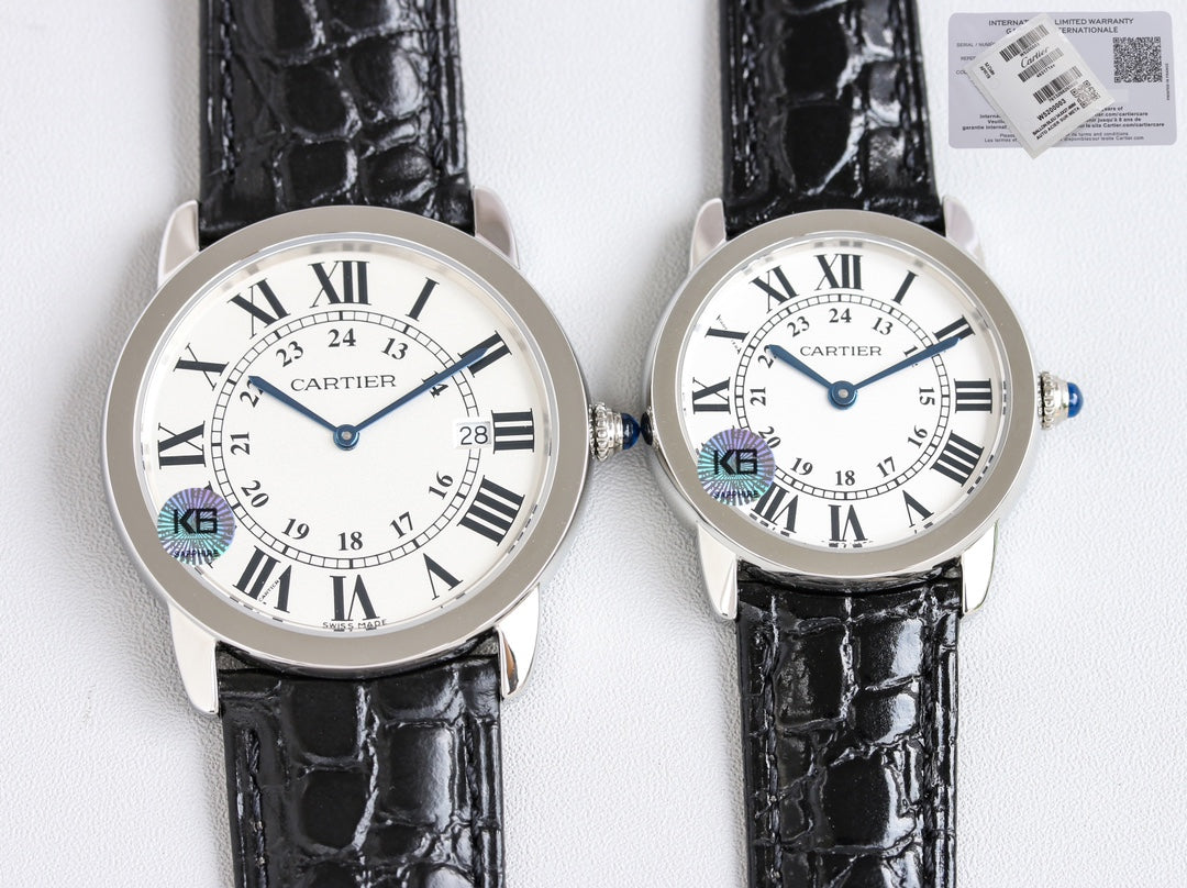 RONDE SOLO STEEL BLACK LEATHER