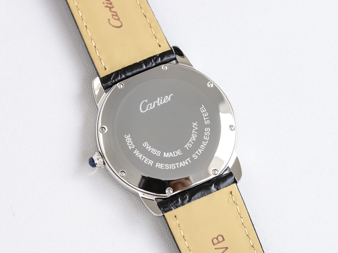 RONDE SOLO STEEL BLACK LEATHER