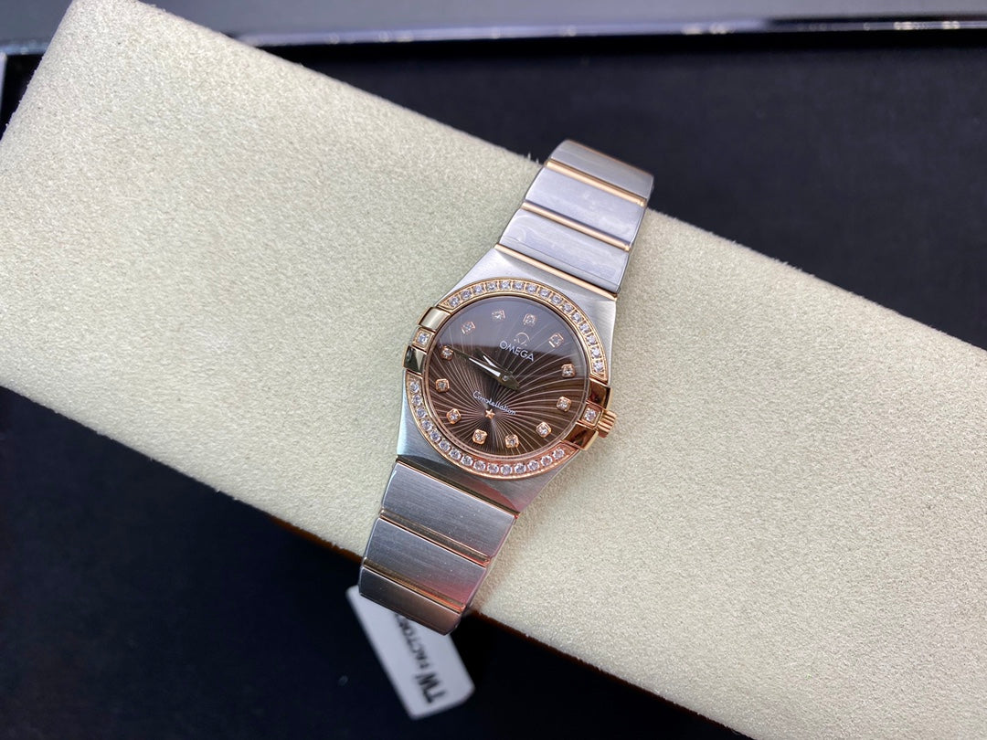 Omega Constellation 27mm Quartz Chocolate Dial