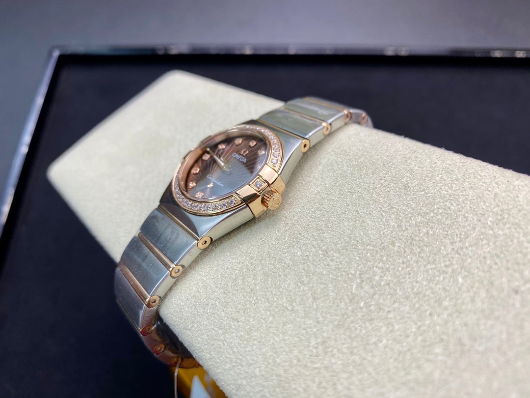 Omega Constellation 27mm Quartz Chocolate Dial