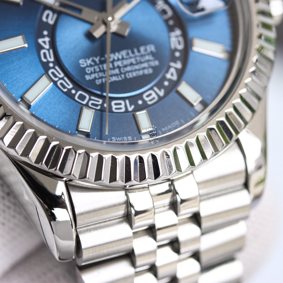 Rolex Sky-Dweller 42mm Silver Blue Dial