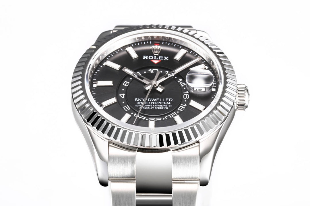 Rolex Sky-Dweller 42mm Silver Black Dial