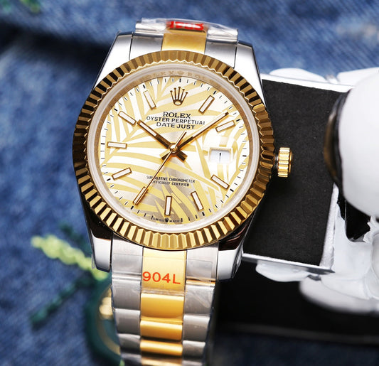 Rolex Datejust 41mm Gold Silver