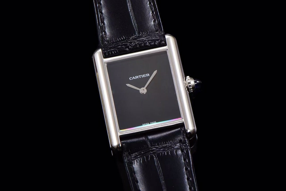 TANK MUST NO NUMERALS STEEL CASE BLACK DIAL