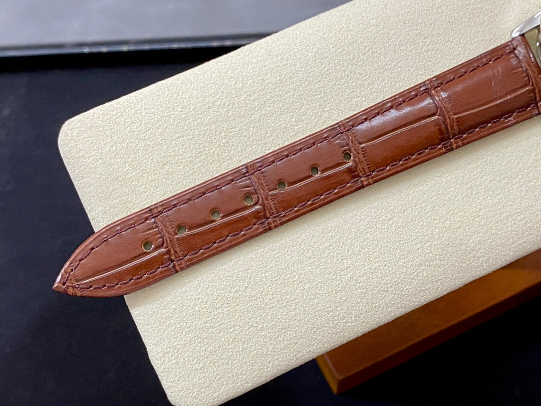 Omega De Ville 32.7mm Pink Gold White Dial
