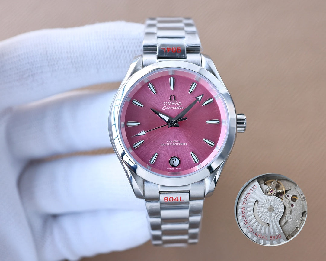 Omega Seamaster 34mm Silver Strap