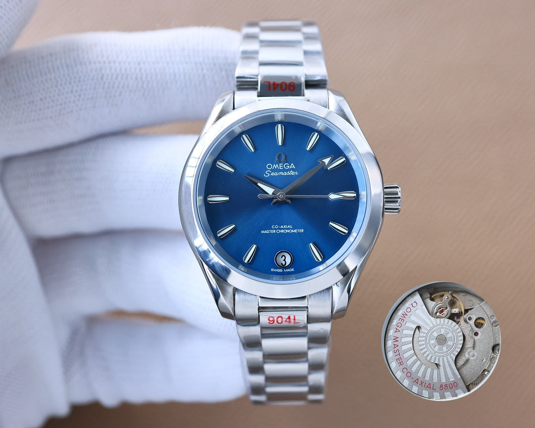 Omega Seamaster 34mm Silver Strap
