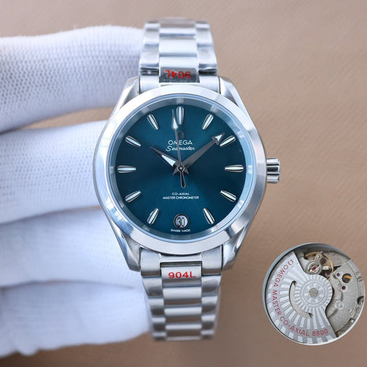Omega Seamaster 34mm Silver Strap