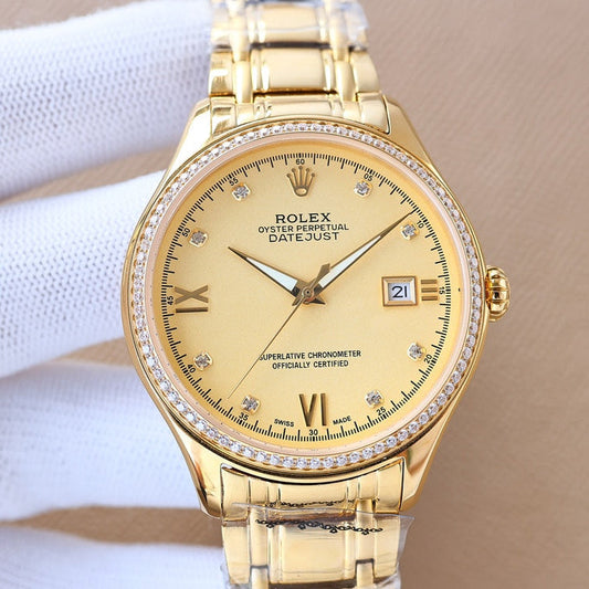 Rolex Datejust 40mm Gold Diamond