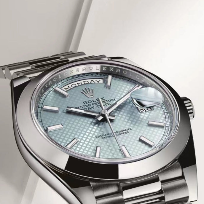 Rolex Datejust 41mm Silver Blue Dial