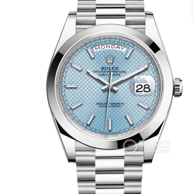 Rolex Datejust 41mm Silver Blue Dial