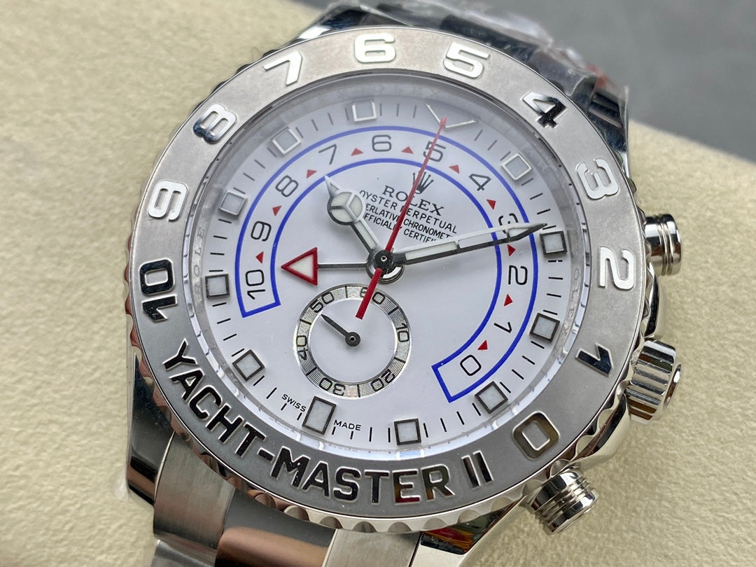 Rolex Yacht-Master II 44mm Silver White Dial