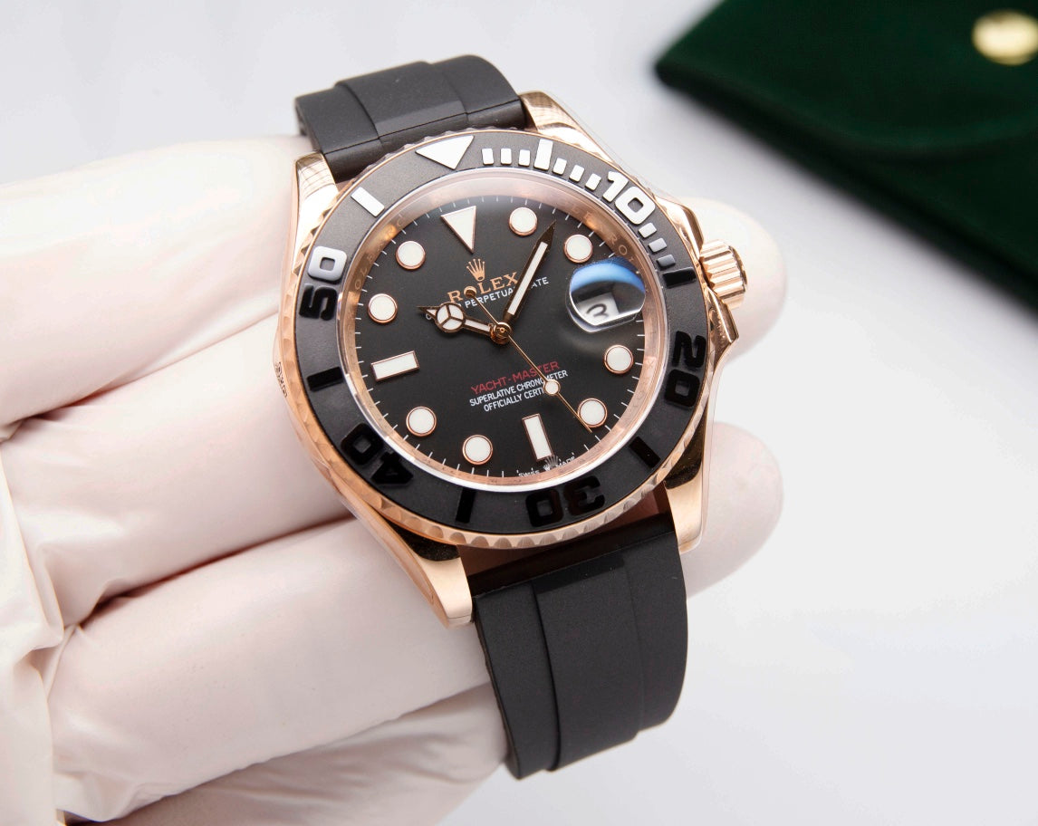 Rolex Yacht-Master 40mm Black Pink Gold