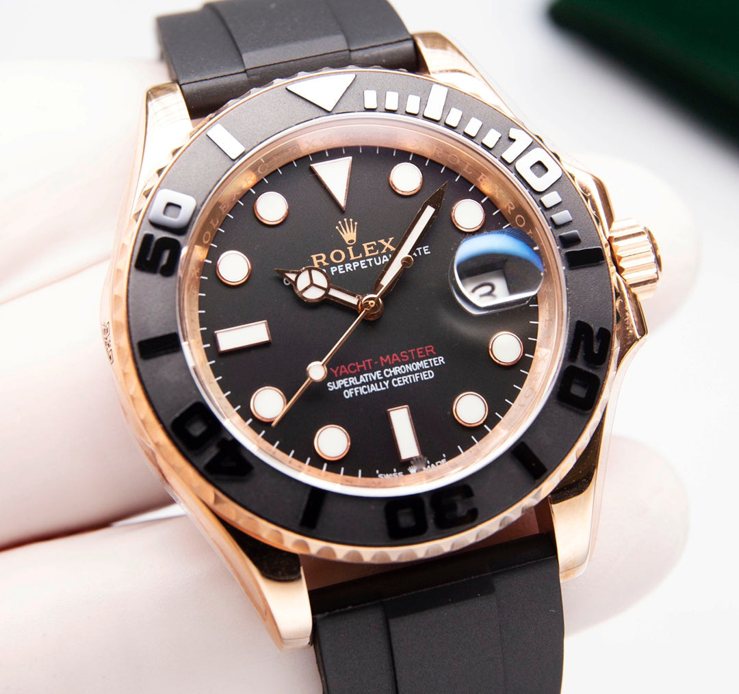 Rolex Yacht-Master 40mm Black Pink Gold
