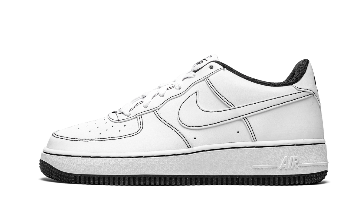 Air Force 1 Low '07 GS "Contrast Stitching - White / Black" CW1575 104