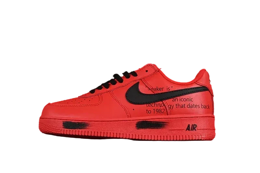 Nike Air Force 1 "All Red/Black"