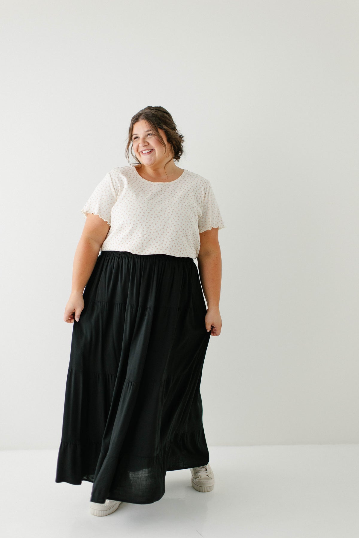 'Addison' Tiered Maxi Skirt