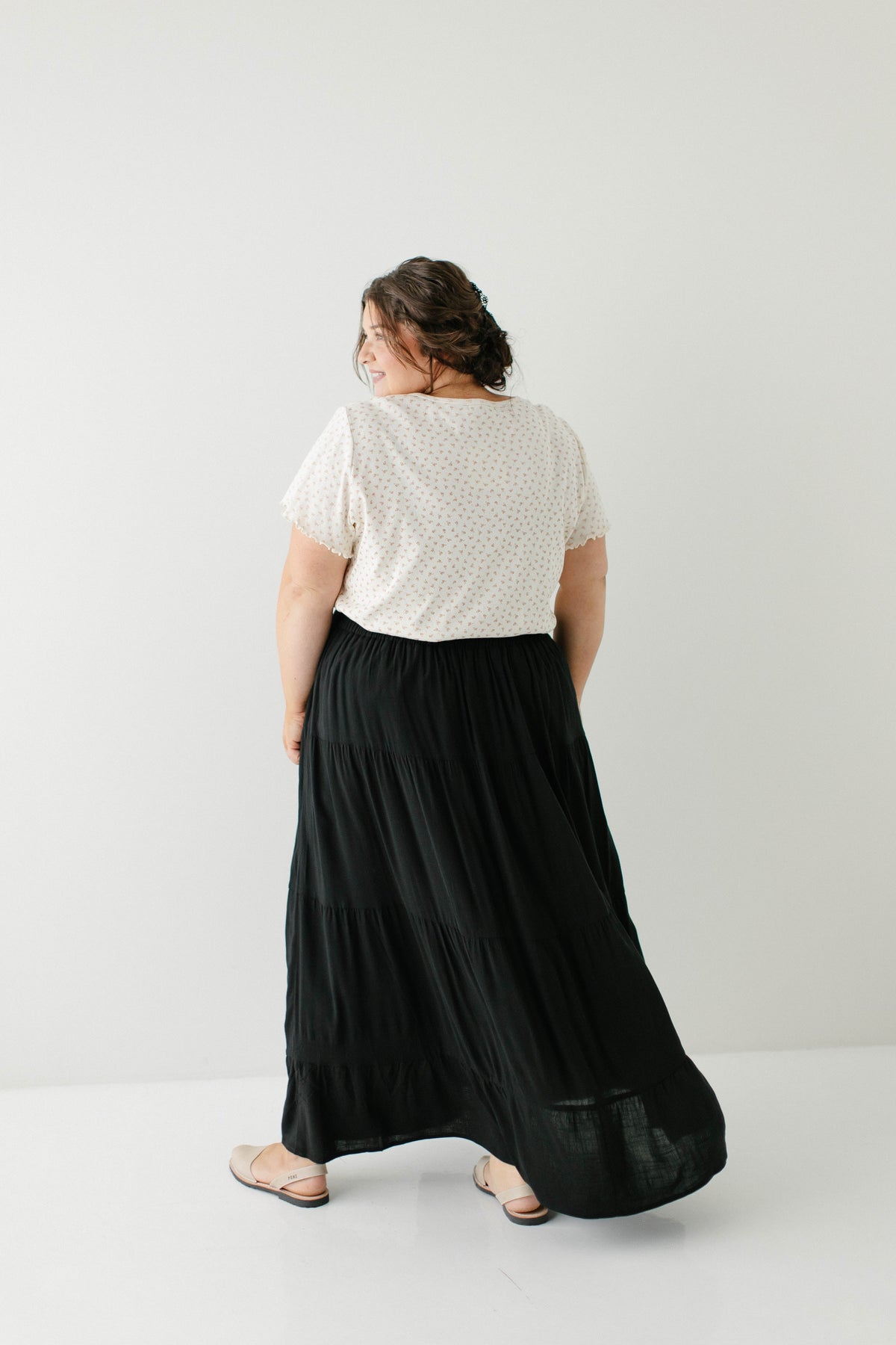 'Addison' Tiered Maxi Skirt
