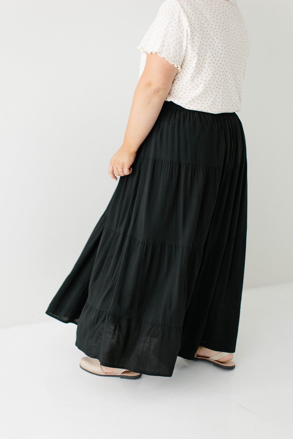 'Addison' Tiered Maxi Skirt