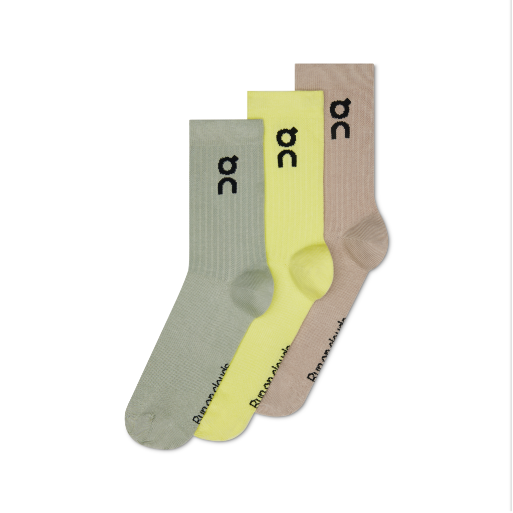 On Logo Sock High 3 Pack