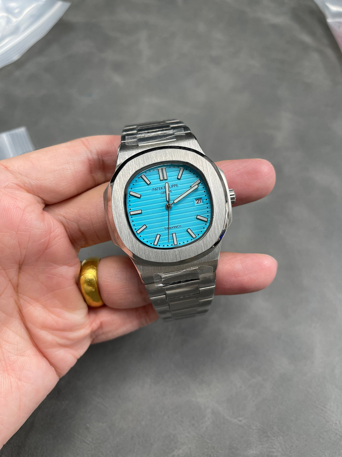 Patek Philippe Nautilus Tiffany & Co Blue Dial