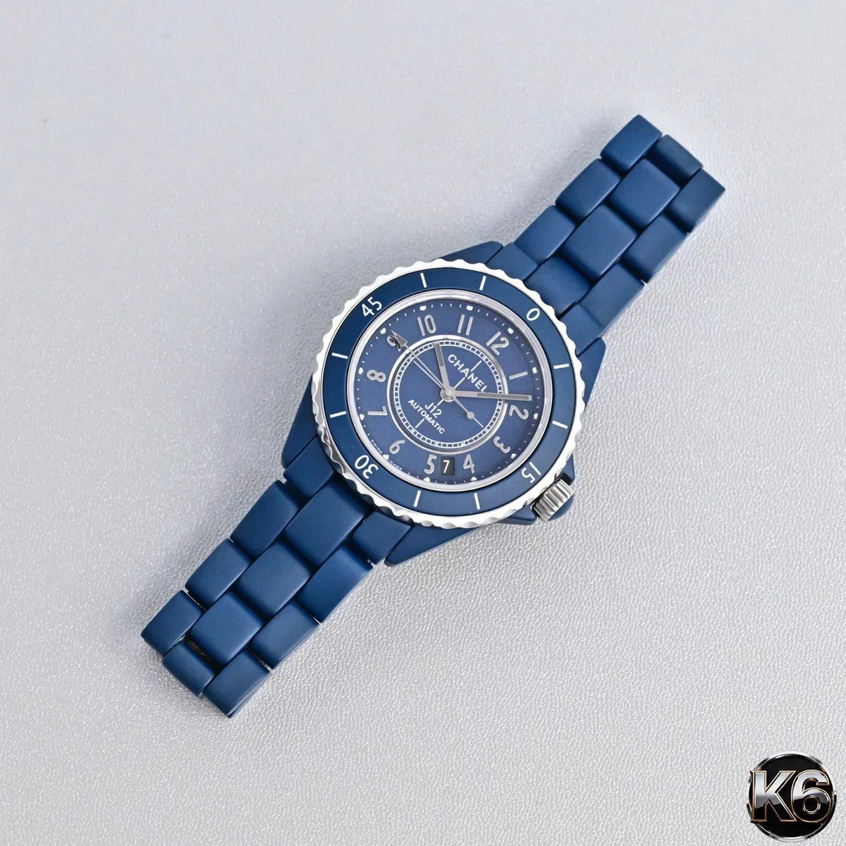 Chanel J12 Caliber 12.2 Blue Ceramic Watch
