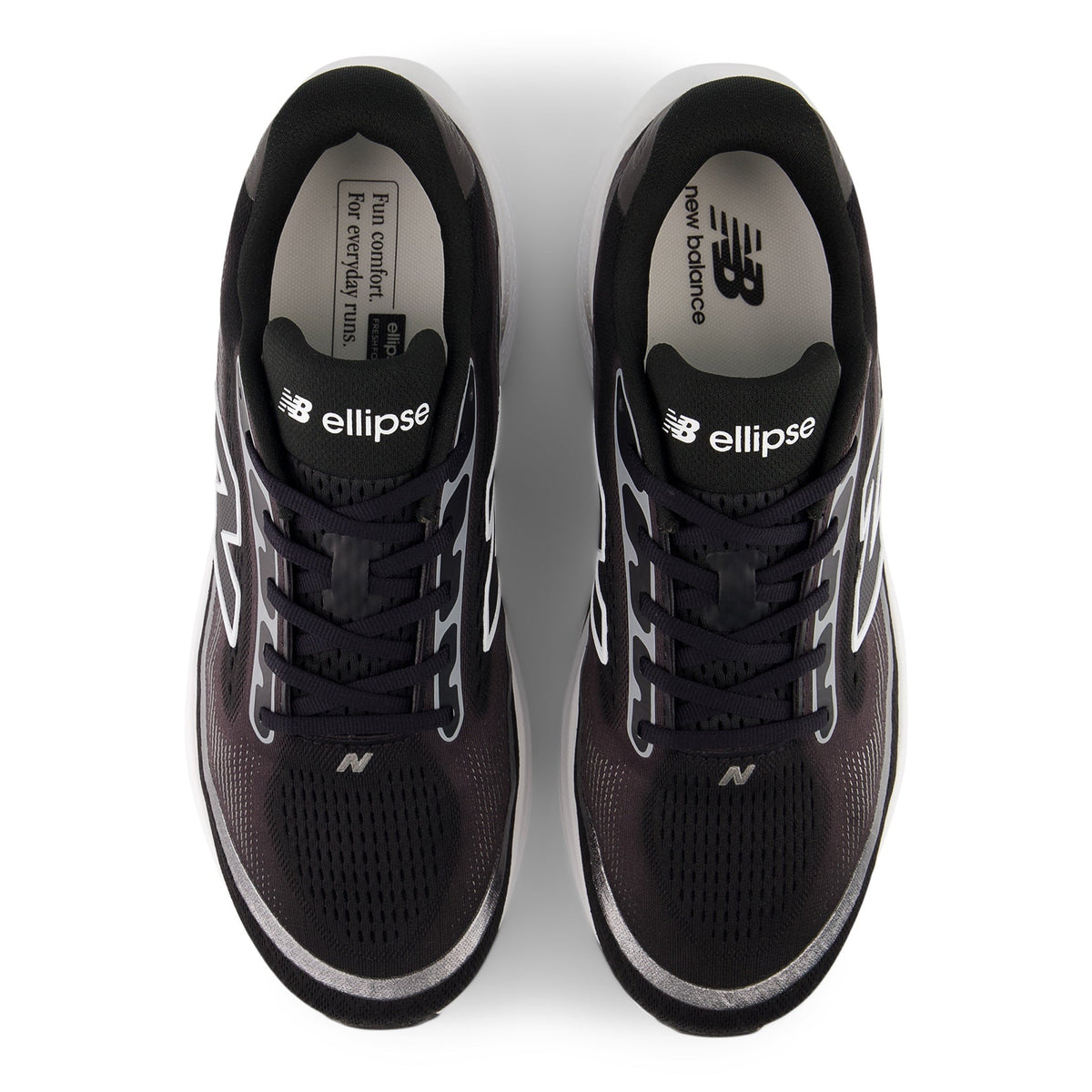 New Balance Mens Ellipse - FADED BLACK (Extra Wide)