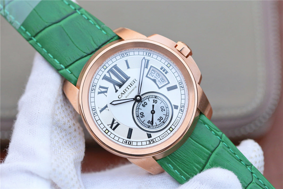 CALIBRE DIVER 42 AUTOMATIC ROSE GOLD CASE WHITE DIAL