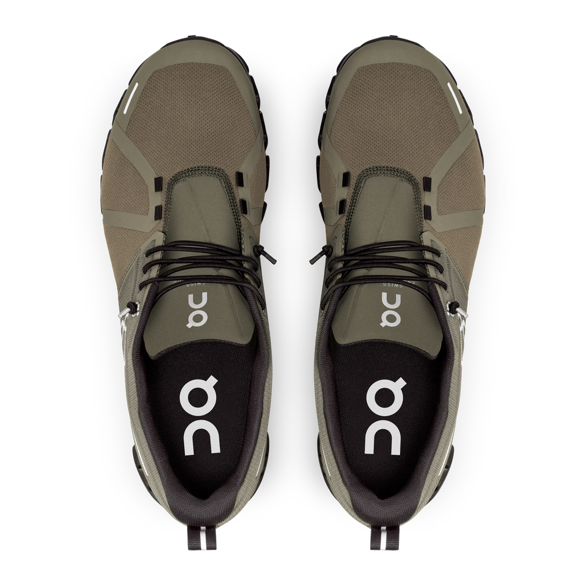 On Mens Cloud 5 Waterproof Olive/Black- (59.98840)