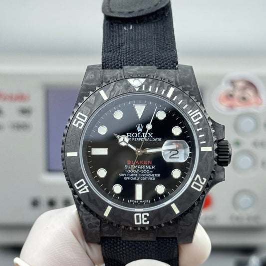 Rolex Submariner Date Custom Carbon Black