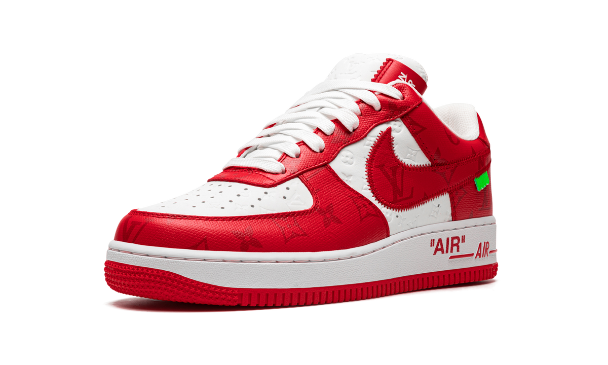 Louis Vuitton Air Force 1 Low "Virgil Abloh - White/Red" 1A9VA9