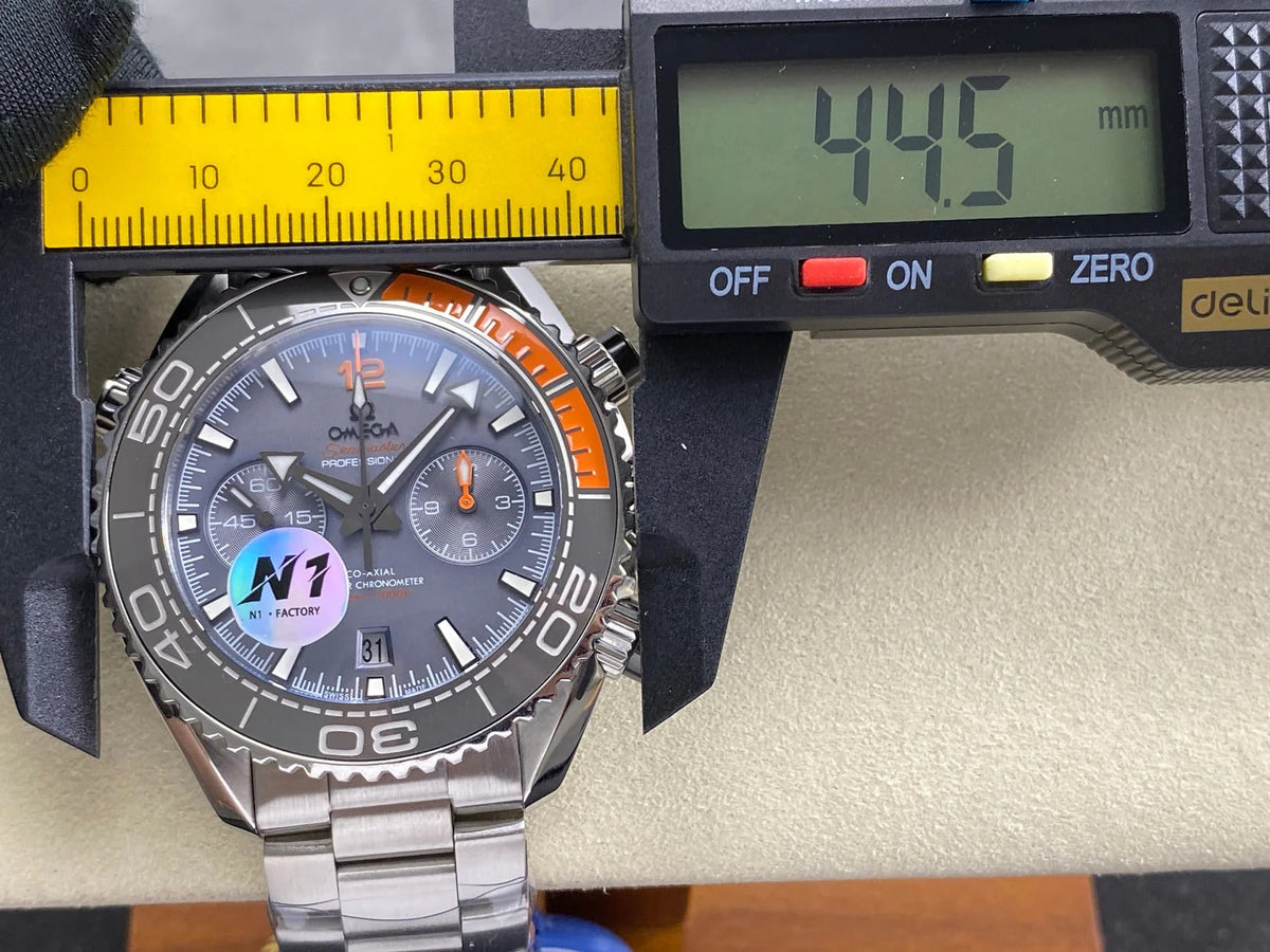 Omega Seamaster 46mm Dark Gray Dial Black Bezel Steel